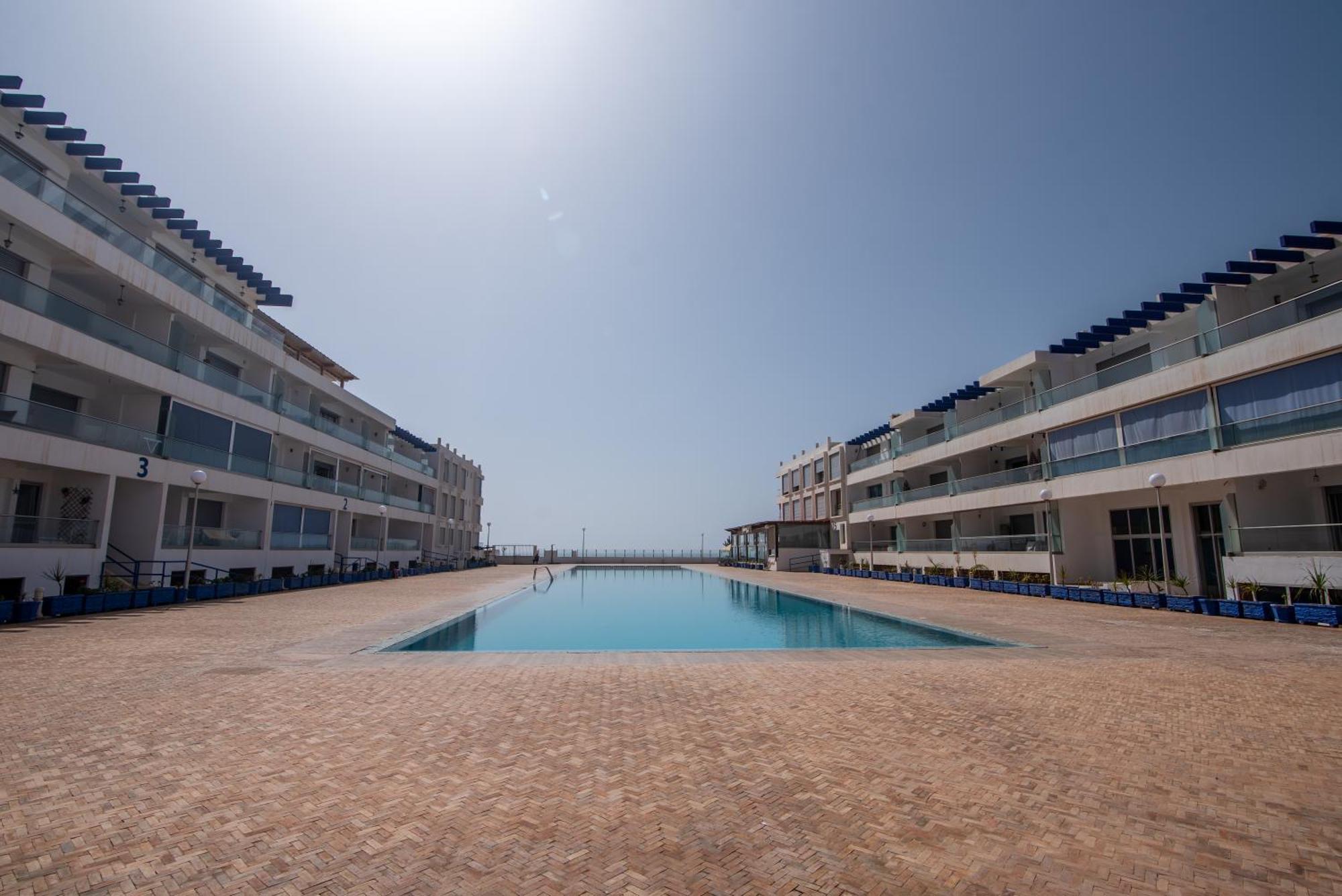 Appartement Pied Dans L'Eau Avec Piscine Aourir Eksteriør billede