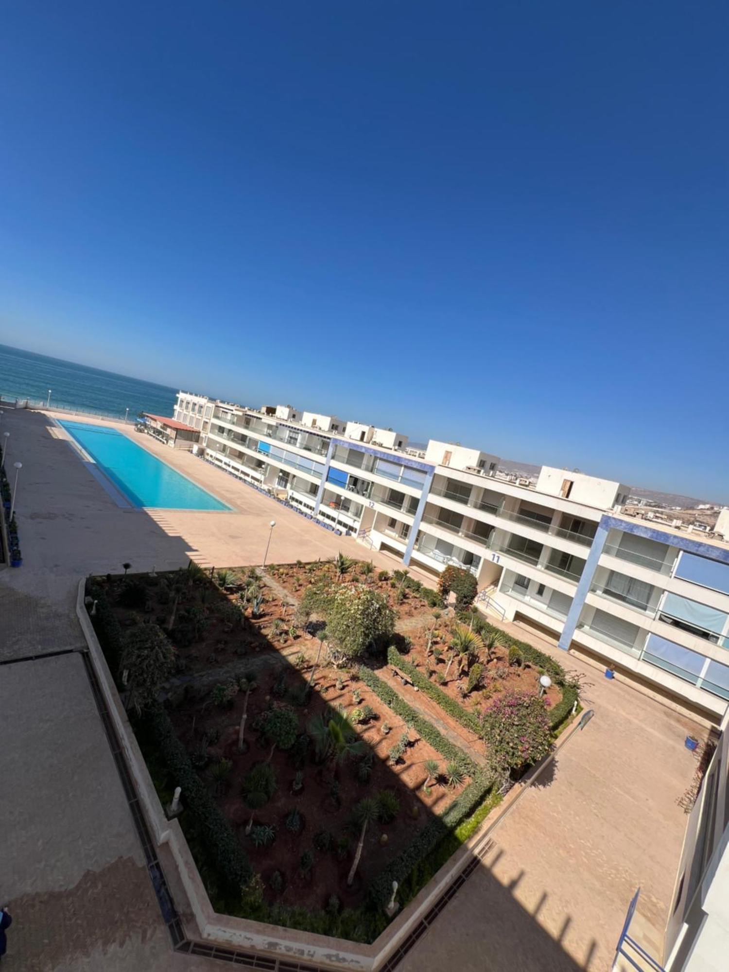 Appartement Pied Dans L'Eau Avec Piscine Aourir Eksteriør billede