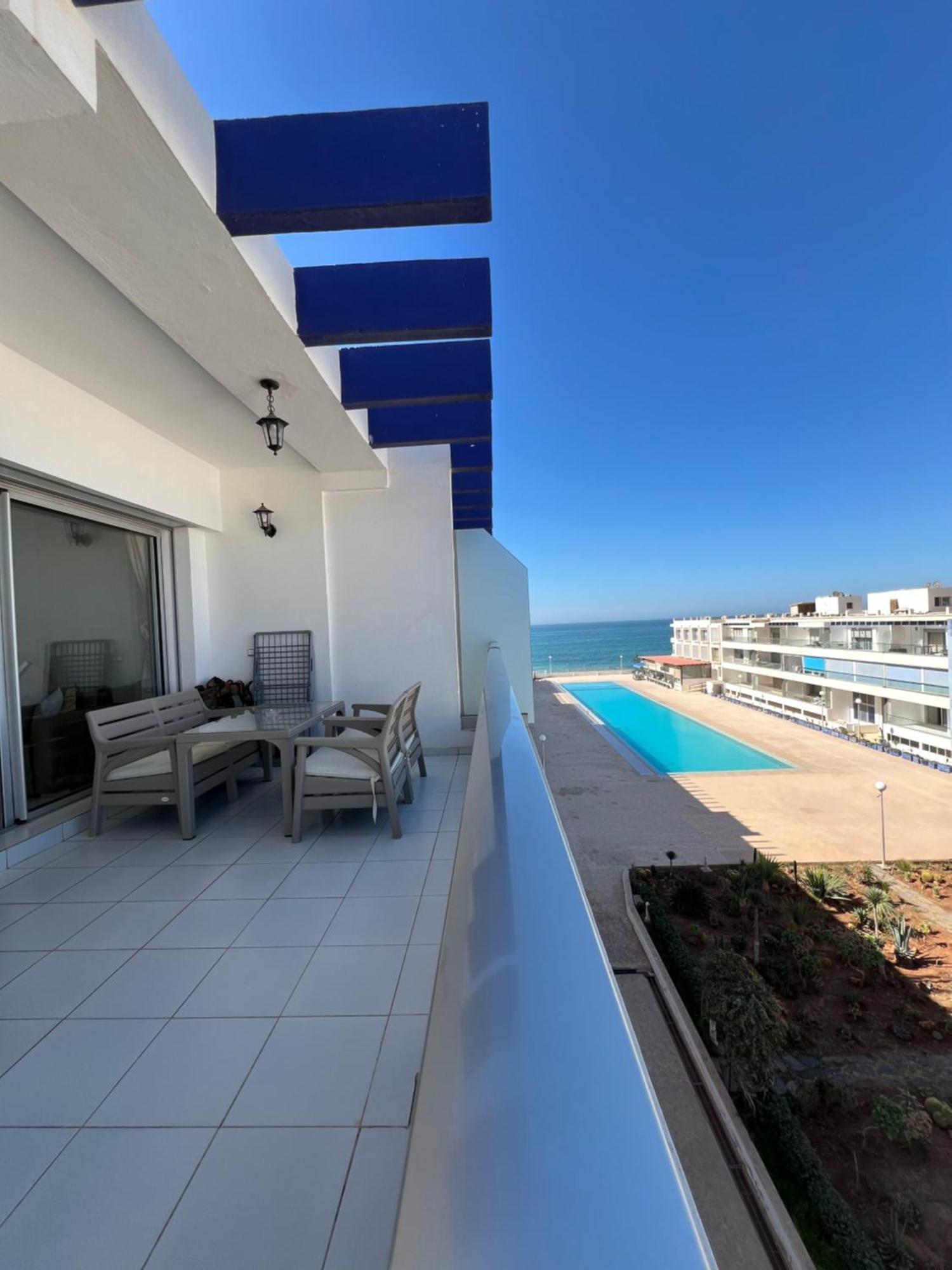Appartement Pied Dans L'Eau Avec Piscine Aourir Eksteriør billede